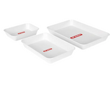 Deep food tray white  280x190 mm x H40mm / Araven, 01041