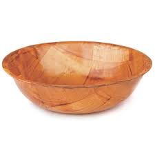 Woven wood bowl  5.5