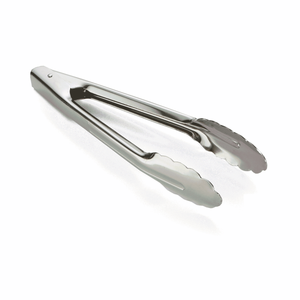 Tablecraft H1774BH Heavy Duty Tongs, 9-1/2", Stainless Steel