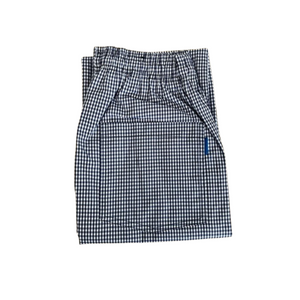 Blue & White Checked Chef Trousers (26"/28") Size XS  / AA12-XS - WV-WW-BLT-XS-C