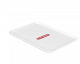 Flat white tray 280×190 mm./ 11 1/8”x 7 1/2”x1/2”, 01022