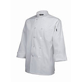 Genware Standard Jacket Long Sleeve White Button Fastening Size XL / NJ02-XL