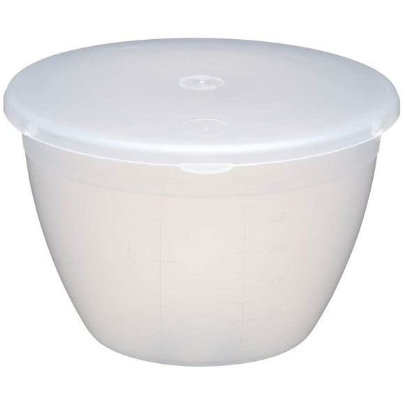 Plastic Pudding Basin With Lid 570ml