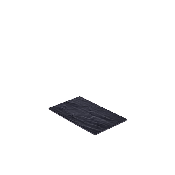 Melamine platter gn 1/4 slate 26.5X16cm / MEL14-SL