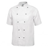 Chef Jacket Short Sleeve Mesh-Back (Cool-Back) Size L 44" / WV-WW-WSS-44-C