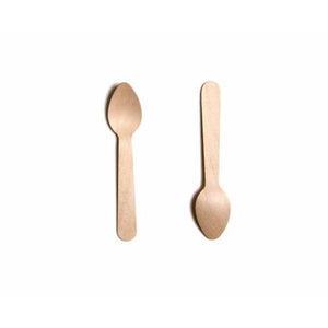 Wooden tea spoon pack of 100 / 10570