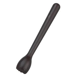 Muddler - 8.5" Black Plastic Ribbed/3573