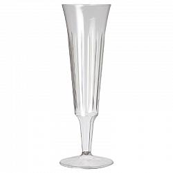 Champagne flutes  Pack of 10 Plastico disposable - CN586