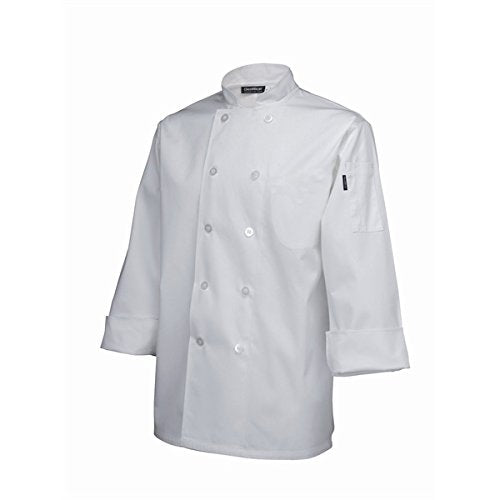 Genware Standard Jacket Long Sleeve White Button Fastening Size XXL / NJ02