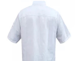 Cool-Back  Chef Jacket Short Sleeve Mesh-Back / AA22 XL 46" Metal stud fastening