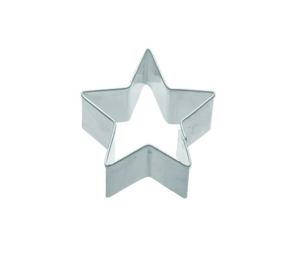 Cookie cutters metal star shaped 4 cm / KC2297