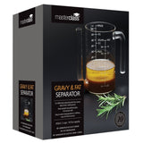 Glass Gravy/fat separator 500ml, MCGRAVYGL