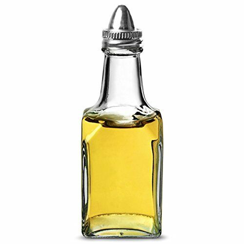 Oil / Vinegar Square Glass Bottle (case of 12)