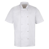 Unisex Chefs Jacket Short Sleeve Size S 36"