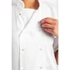 Cool-Back  Chef Jacket Short Sleeve Mesh-Back / AA22 XL 46" Metal stud fastening