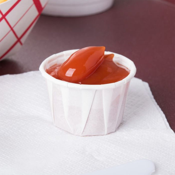 Paper Sauce Pots Small 28ml / 1oz (Pack of 250)